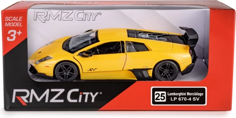 RMZ City kovový model Lamborghini Murciélago LP670-4 SV 1:36 se zpětným natahováním