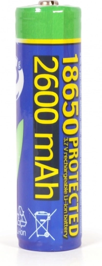 Li-ion akumulátor 18650 3,7 V 2600 mAh s ochranou