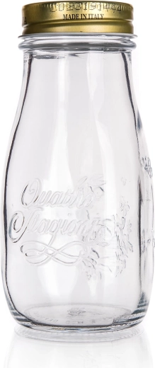 Skleněná láhev s víčkem 400 ml Quattro Stagioni