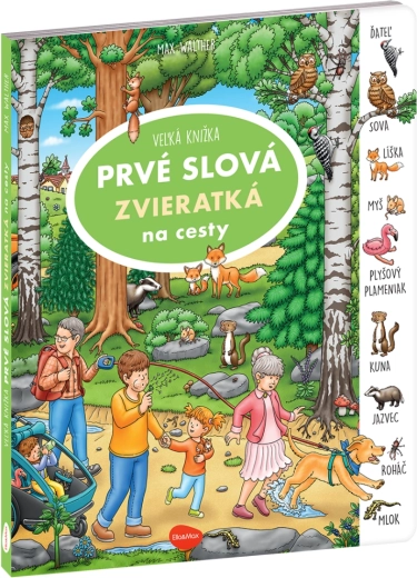 Na cesty – velká knížka zvířátka – první slova