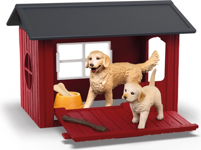 Psí bouda se zlatým retrívrem Schleich Farm World