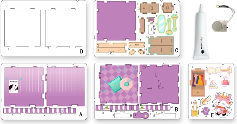 Chibi svět – mini box s liškou