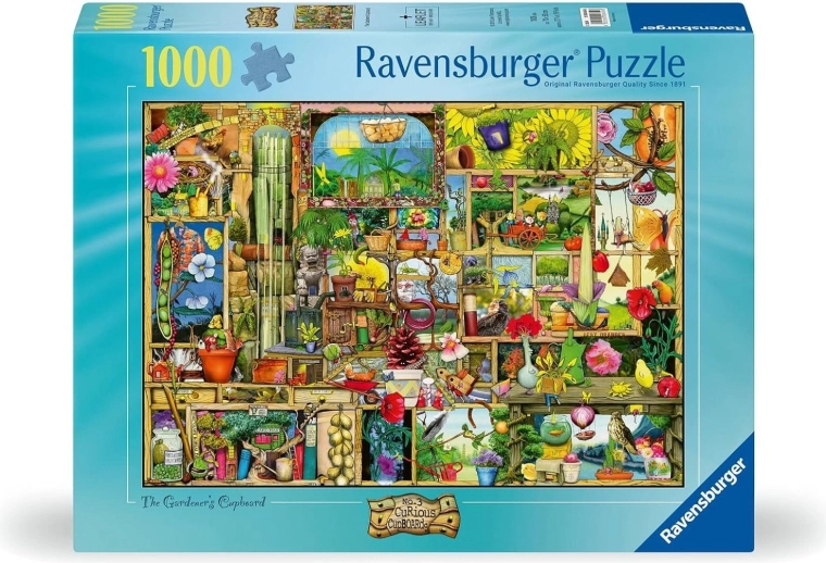 Ravensburger puzzle Curious Cupboards 3: Zahradníkova skříň (1000 dílků)