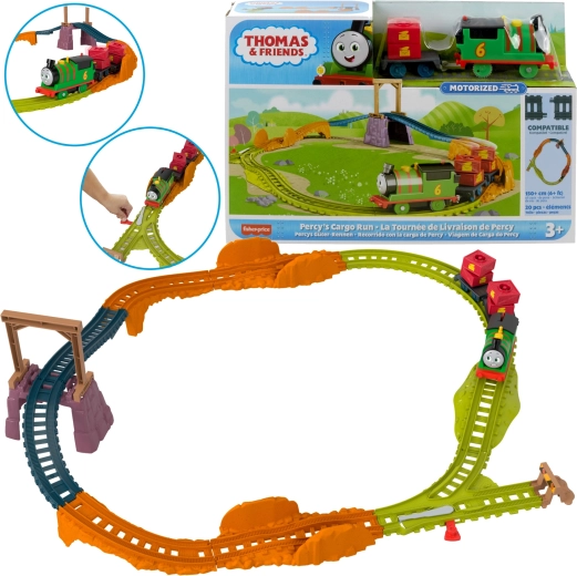 Fisher-Price Tomáš a přátelé Poštovní doručení s Percyho lokomotivou a kolejemi
