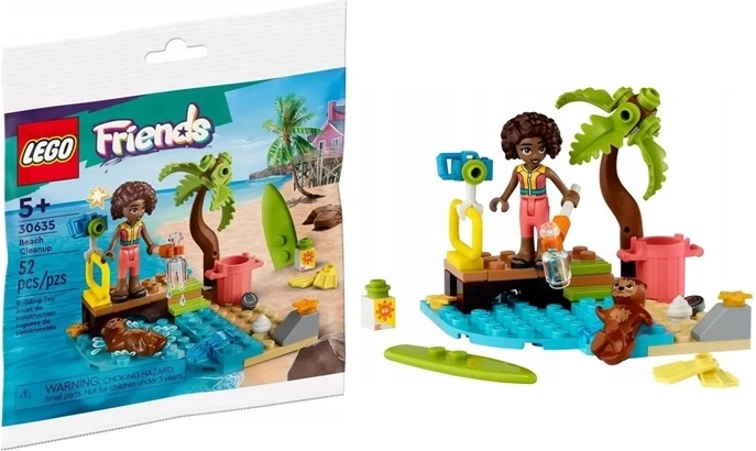 LEGO Friends úklid pláže