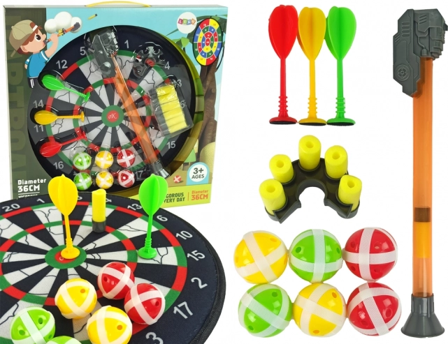 Dětská hračka terč na suchý zip 36 cm