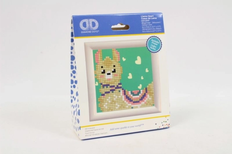 Diamond Dotz llama heart – sada na diamantové vyšívání