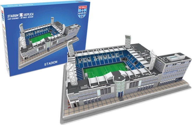 3D puzzle stadion MAC3PARK - domácí hřiště FC PEC Zwolle