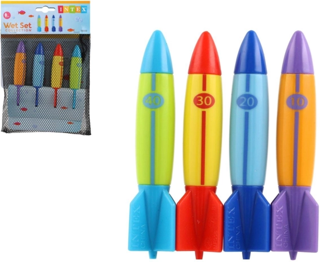 Potápěčská torpéda do vody - 4 ks