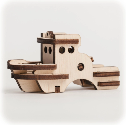 CuteWood dřevěné 3D puzzle loď
