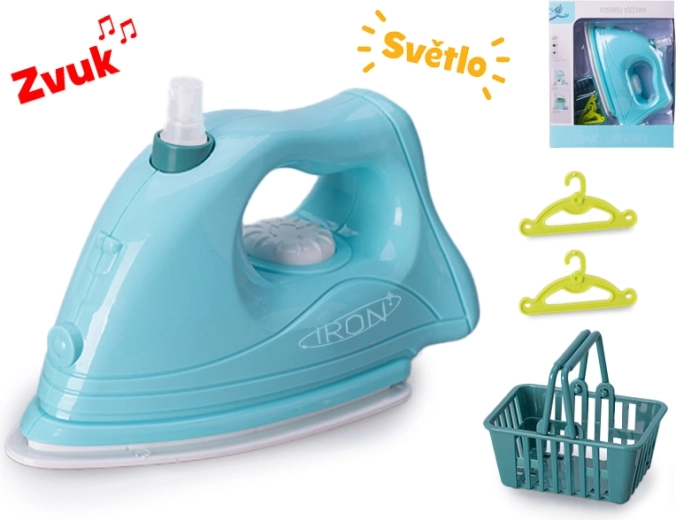 Dětská žehlička se světelnými a zvukovými efekty 16 cm
