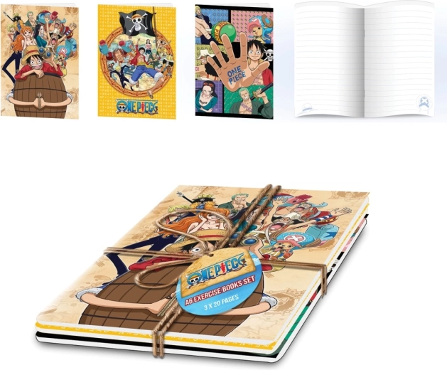 One Piece set sešitů A5 (3 ks)