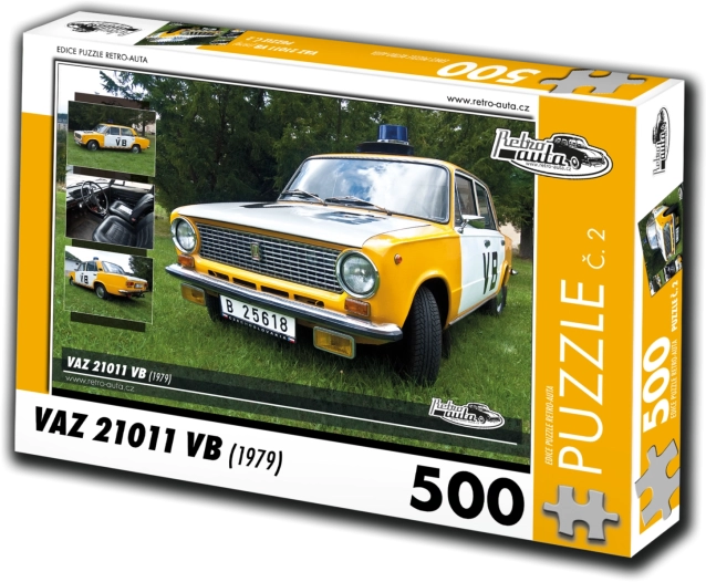 Puzzle Retro Auta VAZ 21011 VB 1979 500 dílků