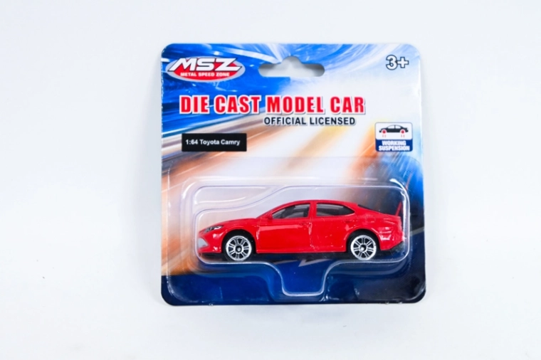 MSZ Toyota Camry červený model auta 1:64