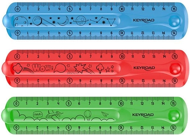 Ohebné pravítko KEYROAD Flexi 15 cm