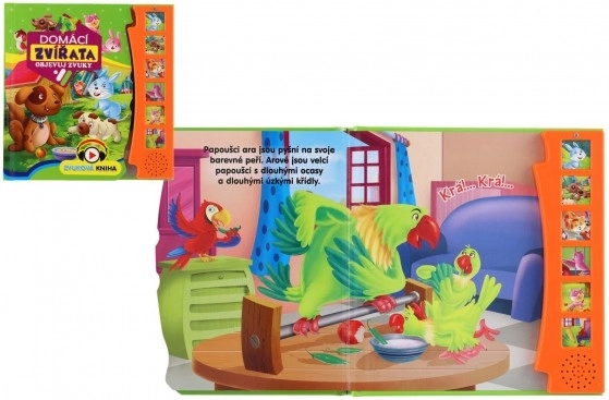 Knížka Objevuj zvuky: Domácí Zvířata