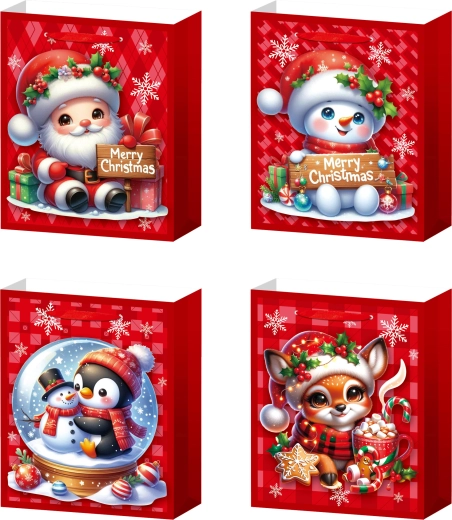 Dárková taška M vánoce