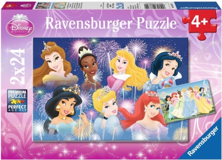 Ravensburger puzzle Krásné princezny 2×24 dílků