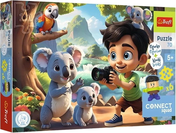 Puzzle Connect Luck 70 dílků