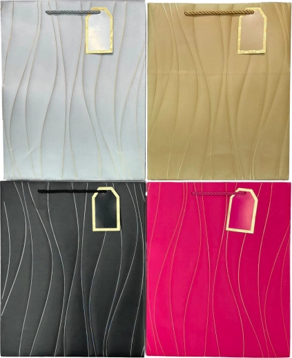 Dárková taška M – mix barev vlny