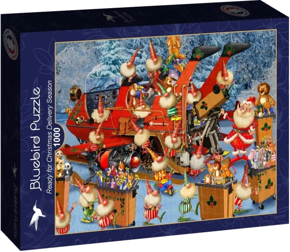 Bluebird puzzle Příprava na doručování 1000 dílků