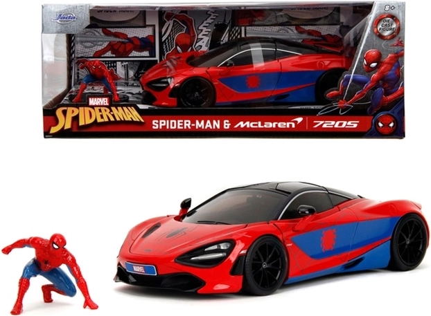 JADA Spider-Man McLaren 1:24 s figurkou