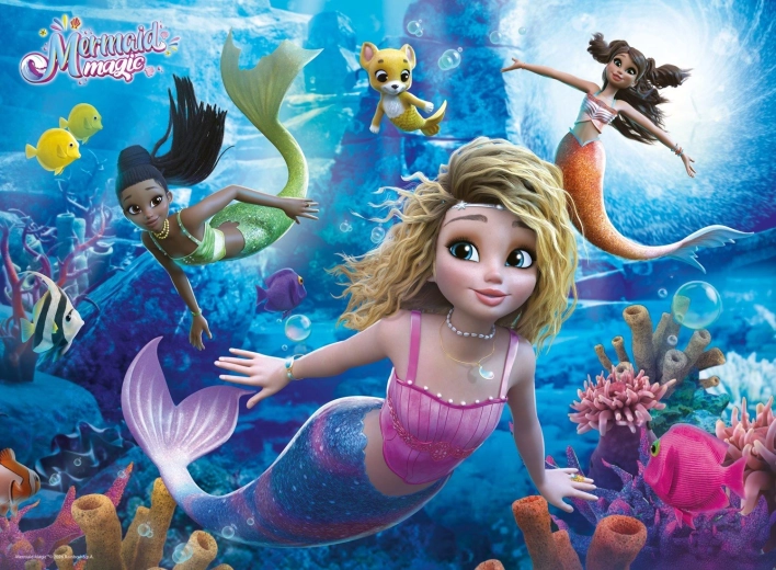 Ravensburger Puzzle Mermaid magic XXL 200 dílků