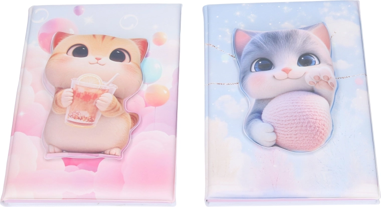 Linkovaný notes Kočka 14,5 × 20,5 cm - 1 kus