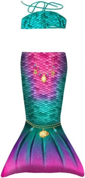 Dětské plavky s motivem mořské panny