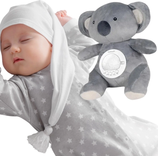 Woopie Baby plyšový lední medvídek s projektorem a uklidňujícími zvuky
