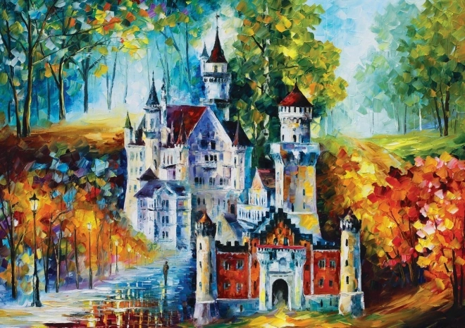 Puzzle Zámek Neuschwanstein 1500 dílků