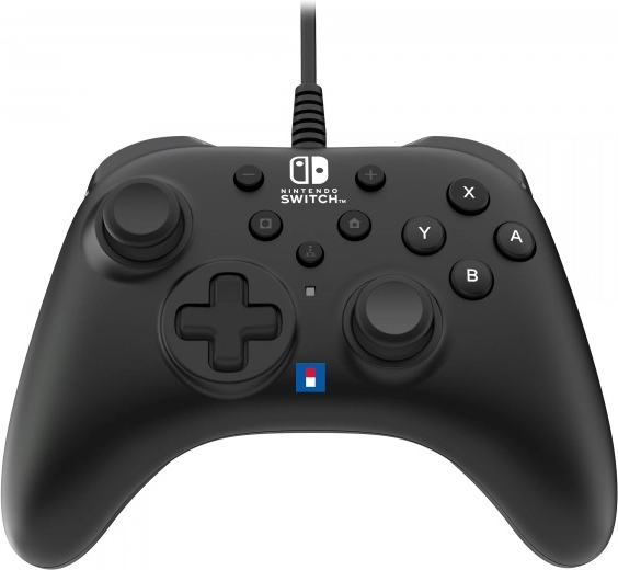 Horipad turbo kabelový ovladač pro Nintendo Switch (černý)