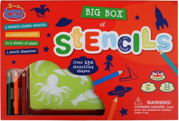 Velký mix šablon různých tvarů