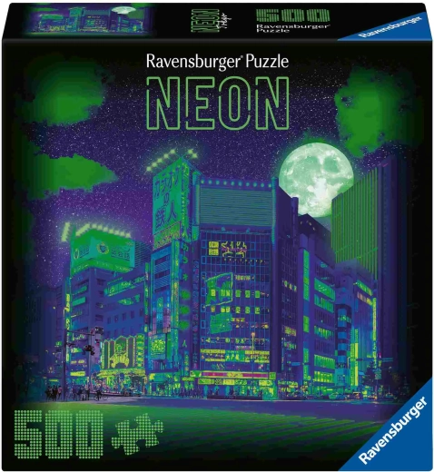 Ravensburger neonová kolekce Tokio puzzle 500 dílků
