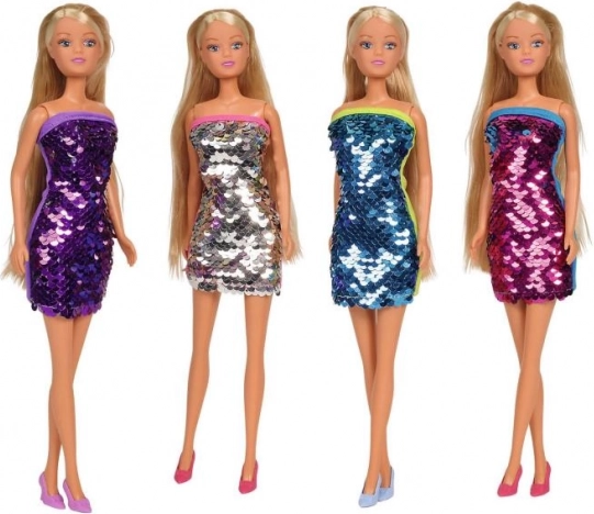 panenka steffi love swap – třpytivé šaty měnící barvu