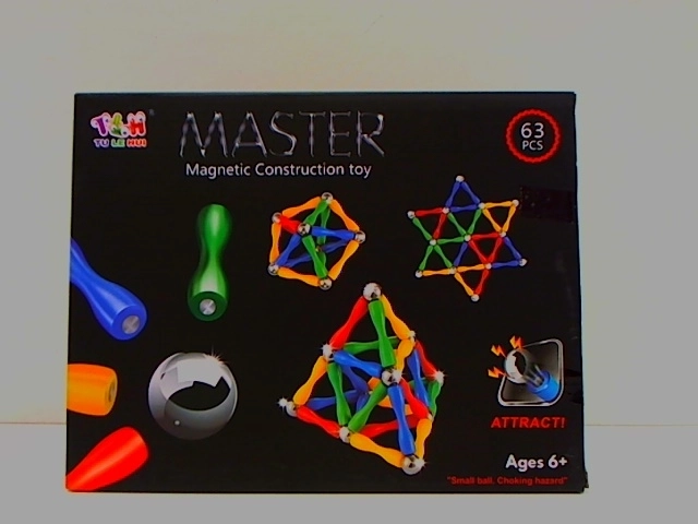 Magnetická stavebnice BIGTOYS 63 dílů