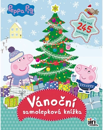 Vánoční samolepková knížka Prasátko Peppa