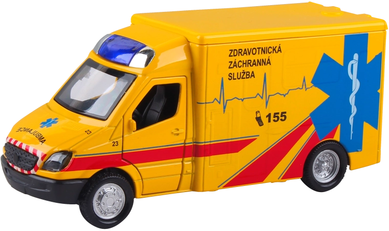 Záchranáři ambulance ZZS Mercedes‑Benz 1:36