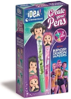 Clementoni Idea Art mini továrna na pera K-Pop Demon Hunters Mira a Zoey