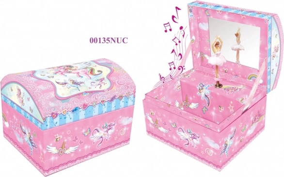 Hudební šperkovnice s baletkou