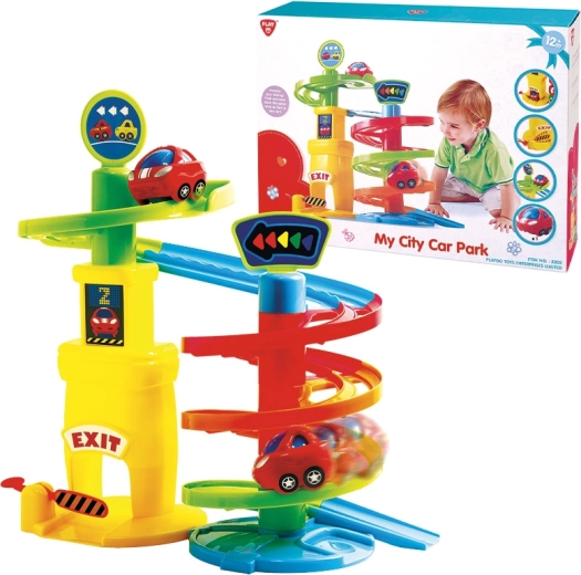Playgo moje parkoviště s autíčkem