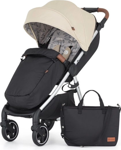 Petite&Mars sportovní kočárek Royal3 silver sahara beige