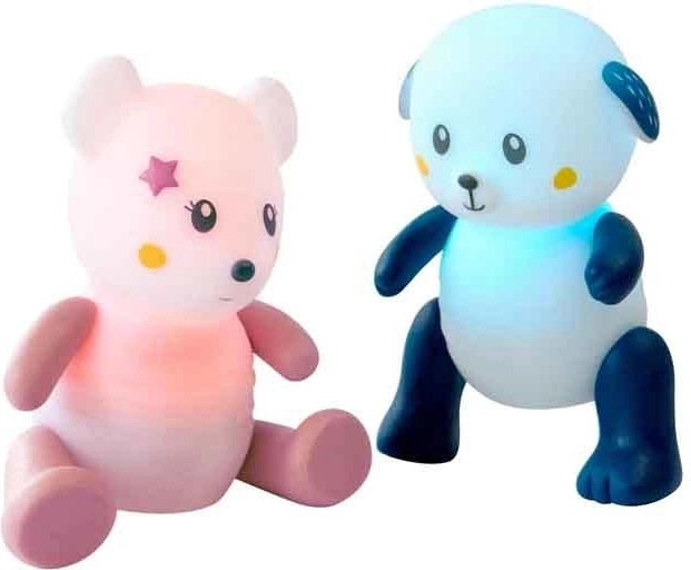 Pabobo led noční světýlko Lumilove Rainbow pejsek modrý