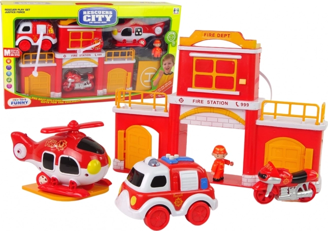 Hasičská stanice se zvukem