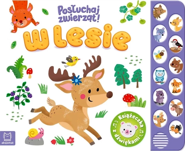 V lese – poslechni si zvířata! zvuková knížka pro děti