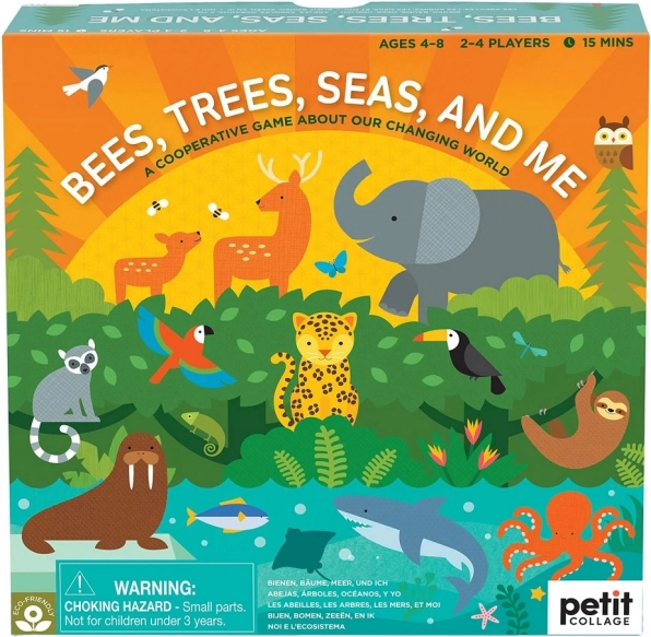 Petit Collage kooperativní desková hra Bees, Trees, Seas and Me