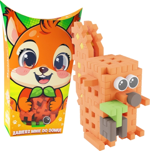 Stavebnice Mini Waffle Pocket Pets – veverka