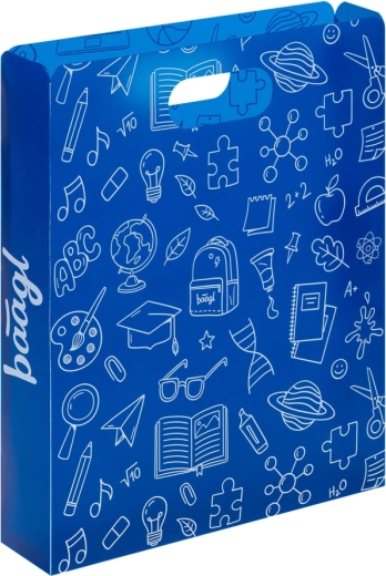Baagl plastové desky na školní sešity modré