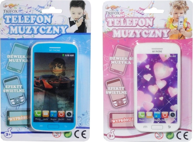 Dětský chytrý telefon na baterie se světly a zvuky