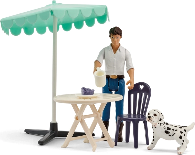 Schleich pocket set posezení u kávy